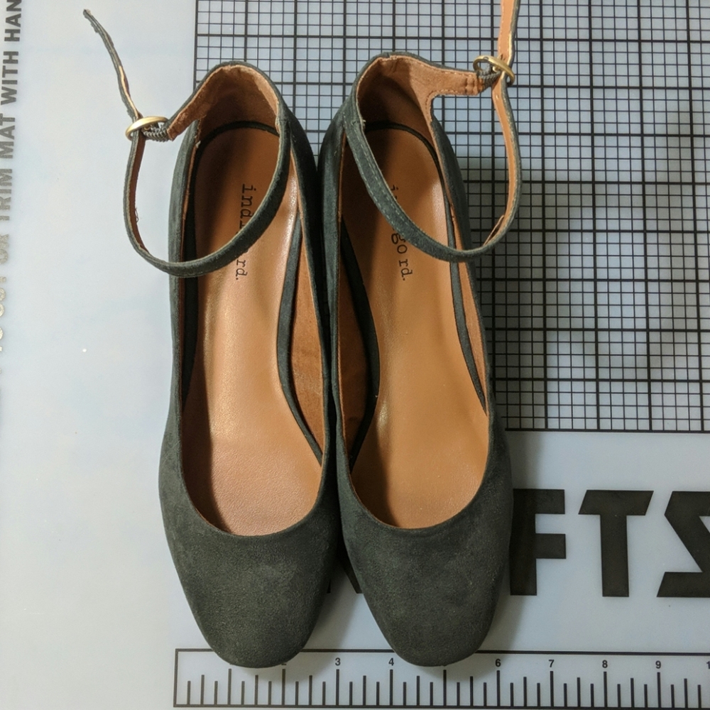Suade, ankle strap, sandal